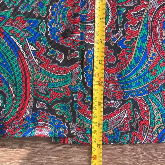 Vintage Pendleton Sophisticates Shirt Size Womens 14 Made USA Paisley - Picture 6 of 11